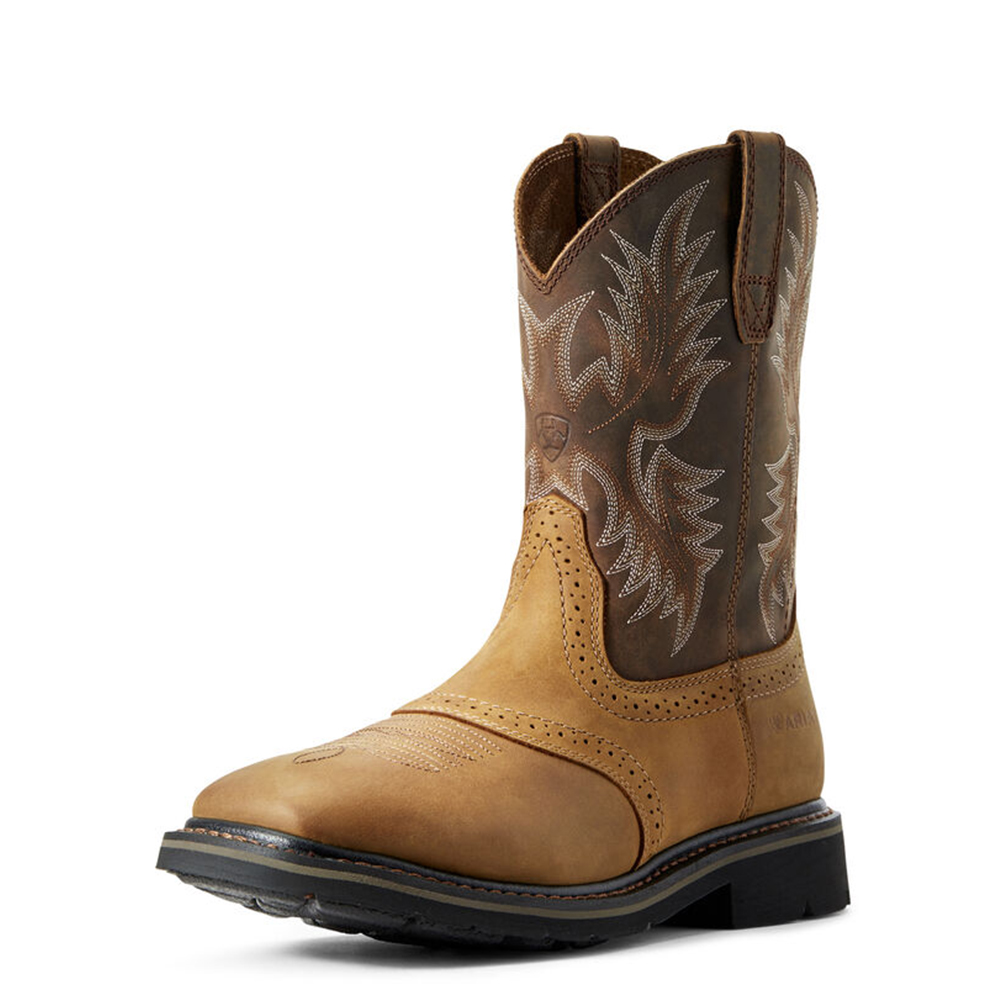 Ariat Men's Sierra Wide Square Toe Work Boots from GME Supply